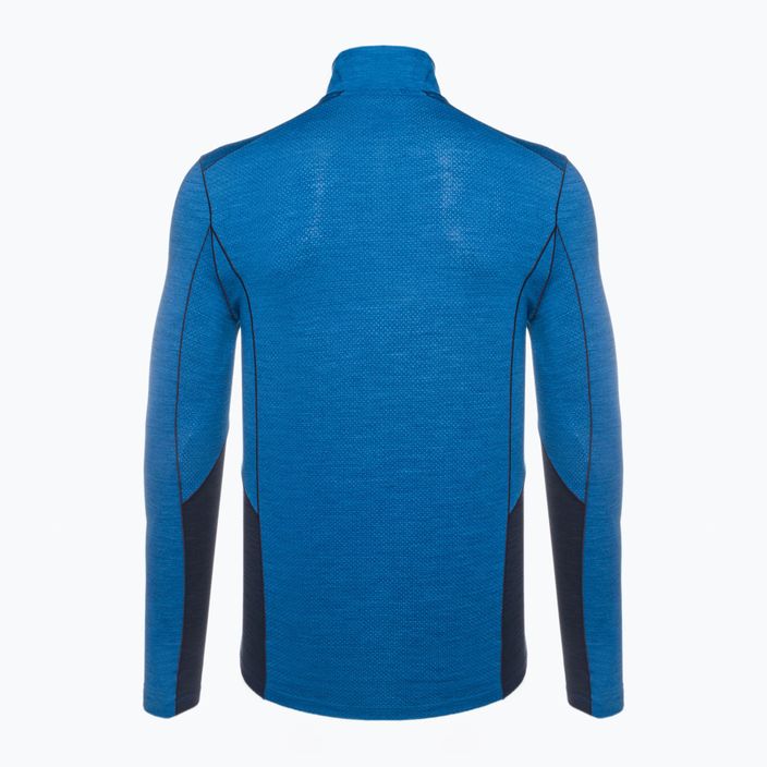 Vyriški Smartwool Merino Sport 1/4 Zip termo marškinėliai mėlyni SW011538K89 2