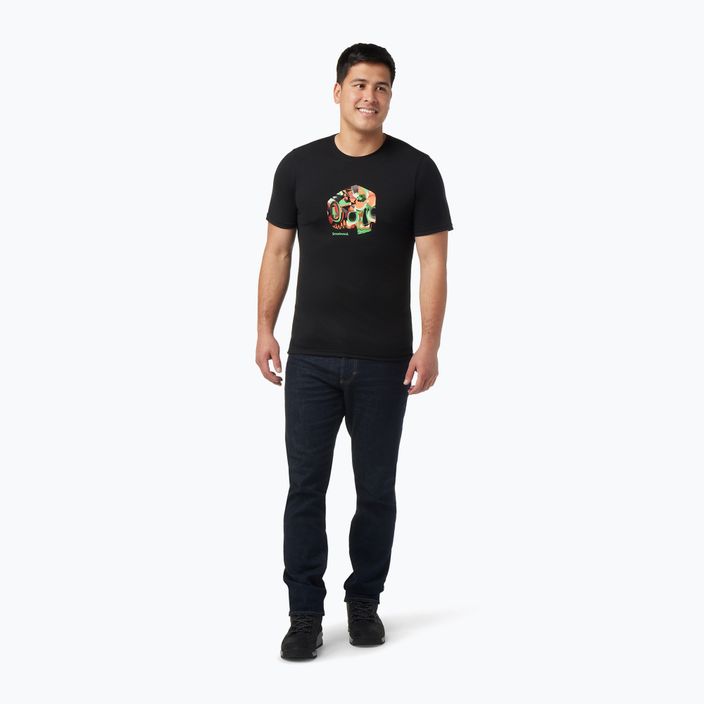 Smartwool Def Lyfe Graphic Tee vyriški sportiniai marškinėliai juoda SW016679001 2