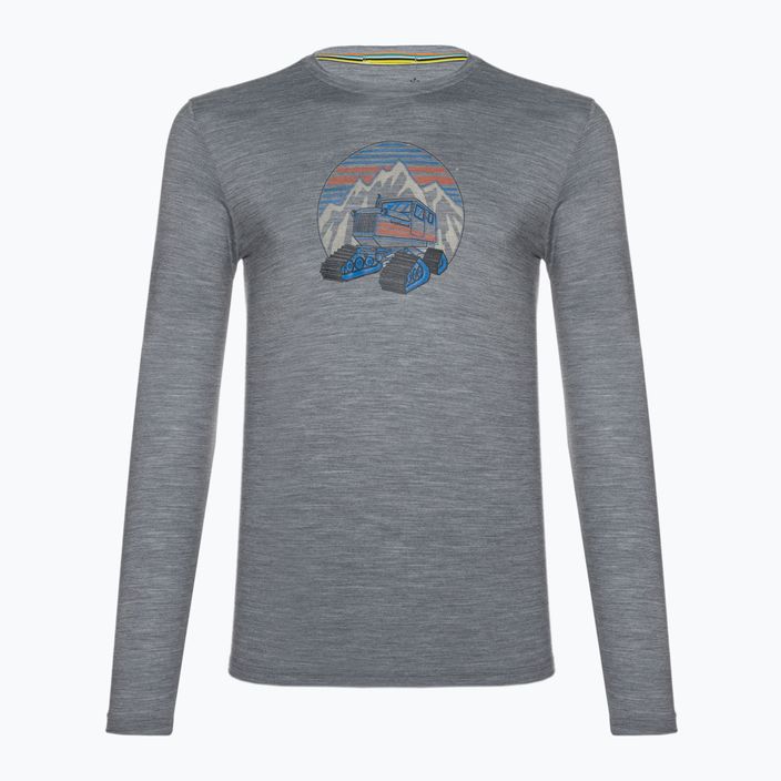 Vyriški marškinėliai Smartwool Snowcat Trek Graphic Tee light grey SW016683545 3