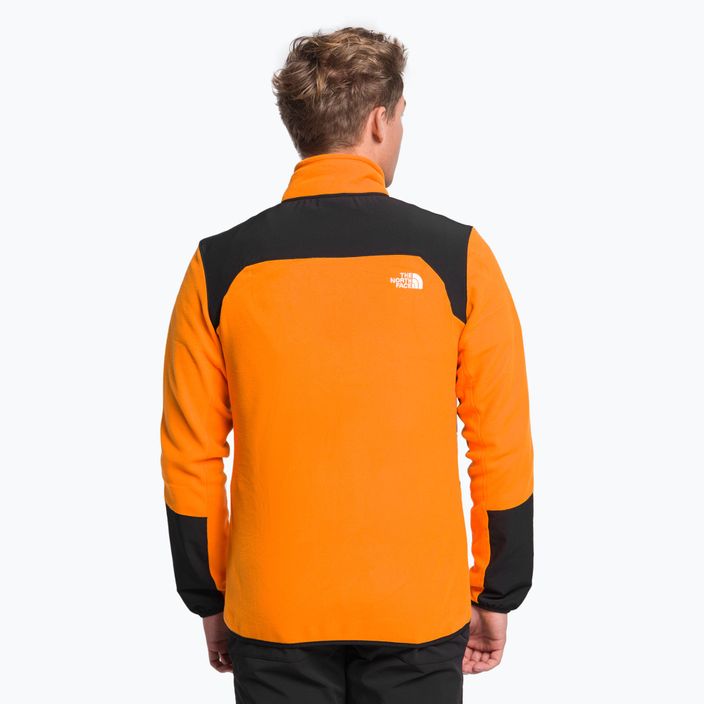 Vyriškas vilnonis džemperis The North Face Glacier Pro FZ juoda ir oranžinė NF0A5IHS7Q61 4