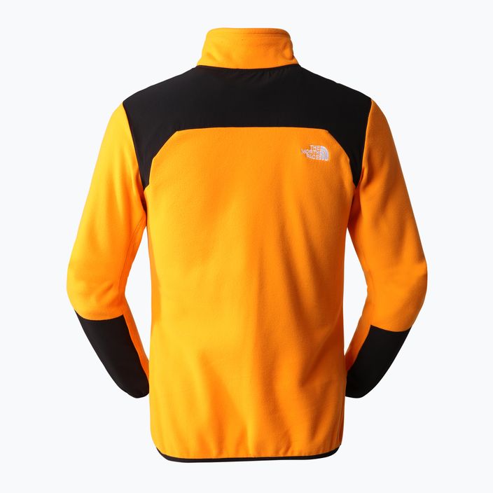 Vyriškas vilnonis džemperis The North Face Glacier Pro FZ juoda ir oranžinė NF0A5IHS7Q61 9