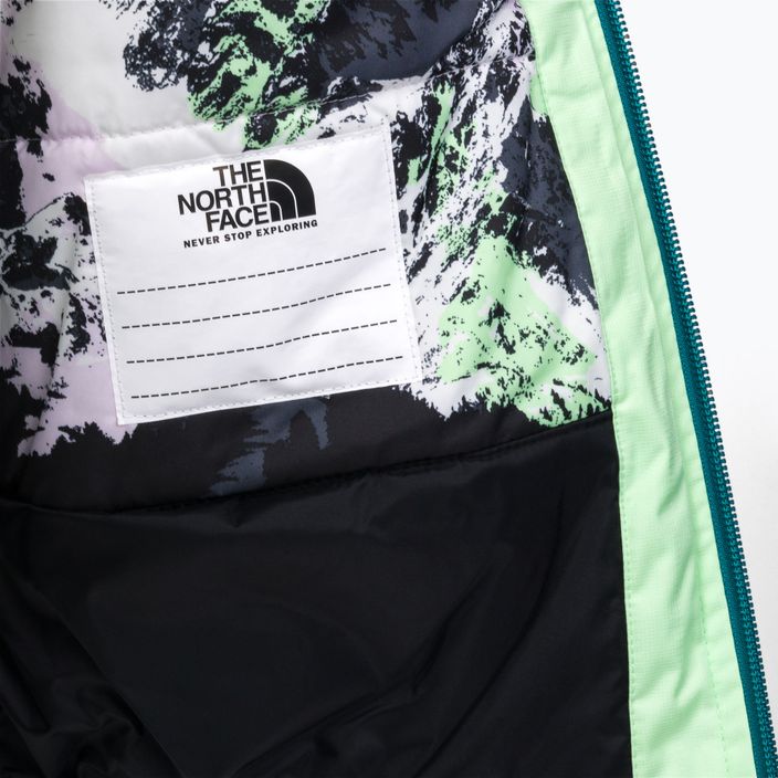 The North Face Teen Snowquest Plus Insulated turquoise vaikiška slidinėjimo striukė NF0A7X3O 7