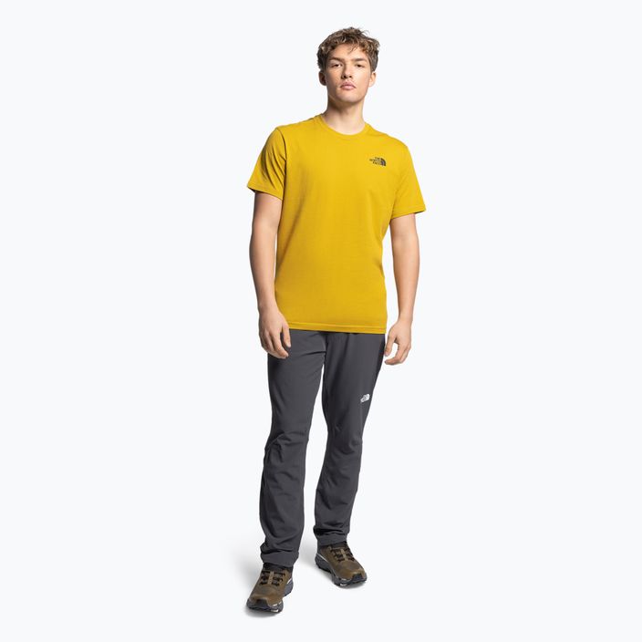 Vyriški trekingo marškinėliai The North Face Redbox yellow NF0A2TX276S1 2