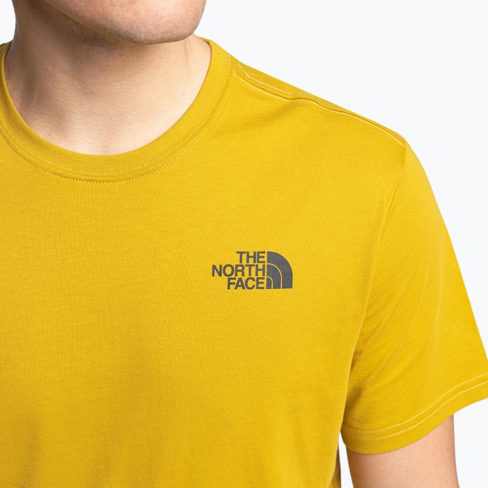 Vyriški trekingo marškinėliai The North Face Redbox yellow NF0A2TX276S1 5