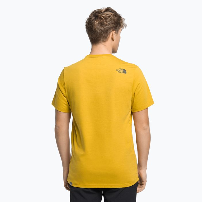 Vyriški trekingo marškinėliai The North Face Easy yellow NF0A2TX376S1 4