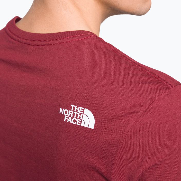 Vyriški trekingo marškinėliai The North Face Easy red NF0A2TX36R31 6