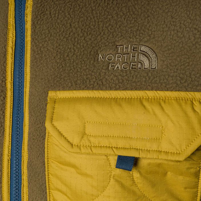 Vyriškas džemperis The North Face Royal Arch FZ rudos ir geltonos spalvos NF0A7UJBC0N1 8