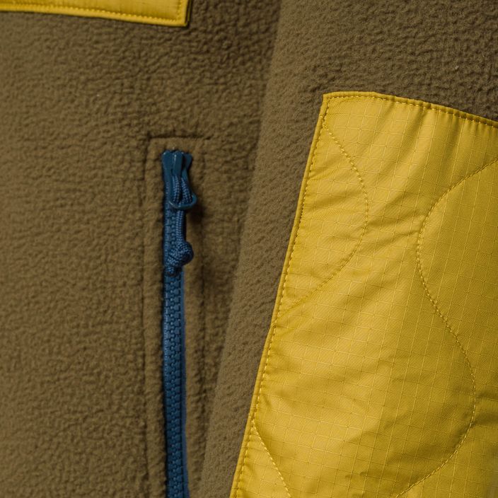 Vyriškas džemperis The North Face Royal Arch FZ rudos ir geltonos spalvos NF0A7UJBC0N1 9