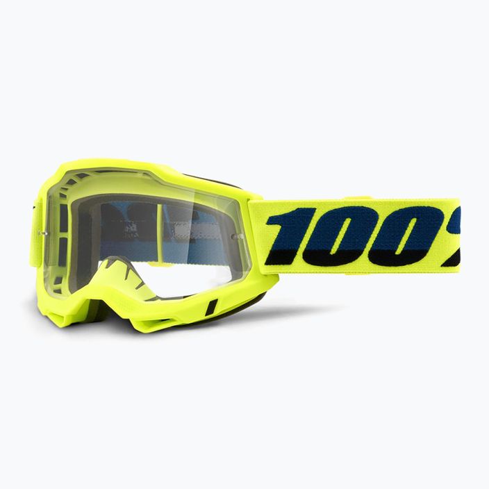 Dviračių akiniai 100 % Accuri 2 fluo/yellow/clear 5