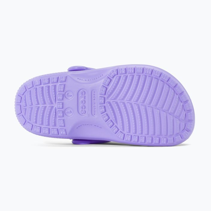 Vaikiškos šlepetės Crocs Classic Clog Kids digital violet 5