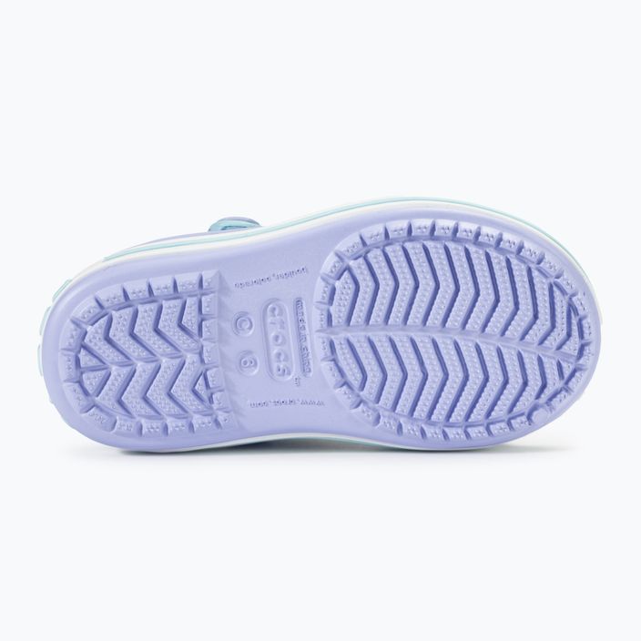 Vaikiškos basutės Crocs Crocband Sandal Kids moon jelly 4