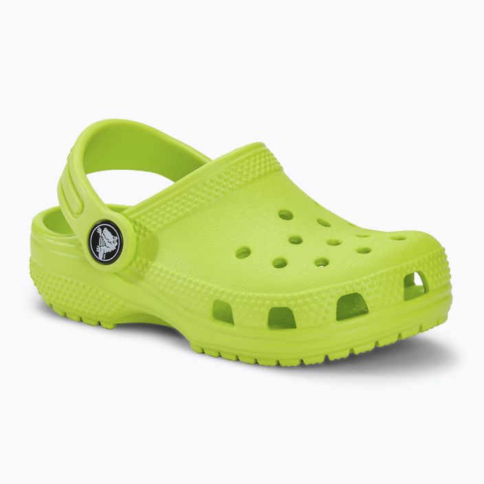 Vaikiškos šlepetės Crocs Classic Clog T limeade 2