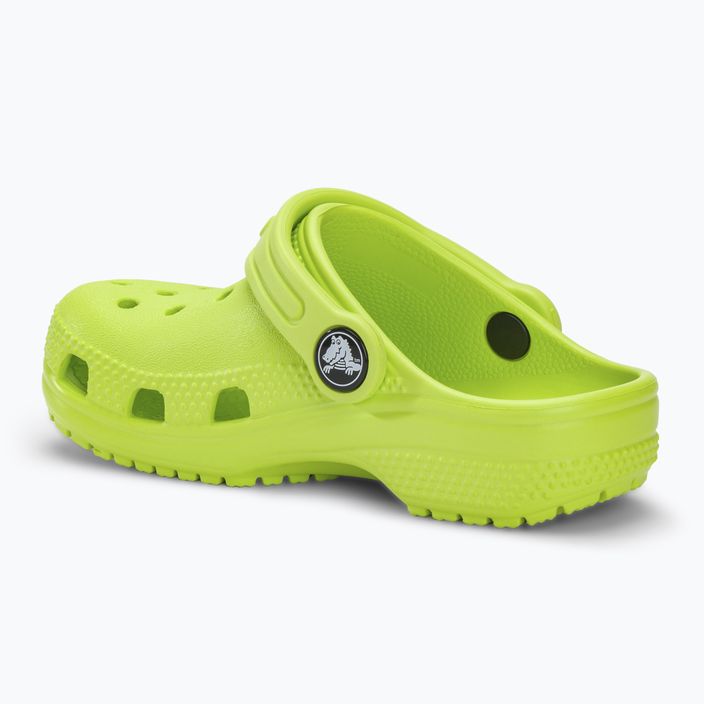 Vaikiškos šlepetės Crocs Classic Clog T limeade 4