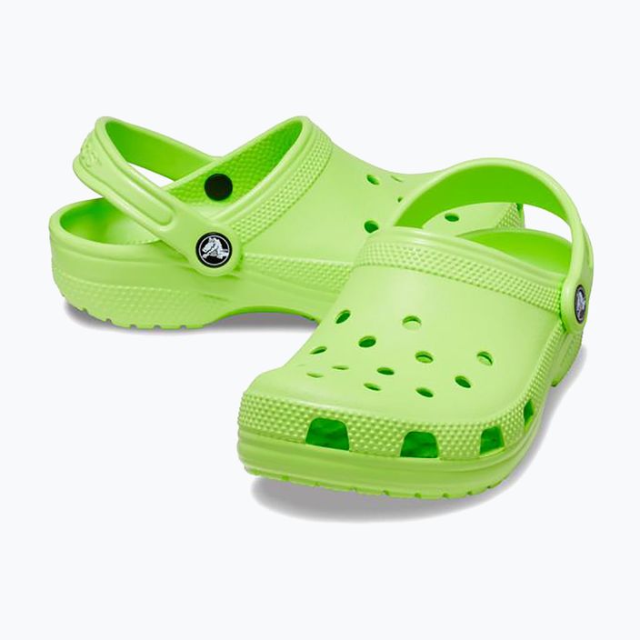 Vaikiškos šlepetės Crocs Classic Clog T limeade 11
