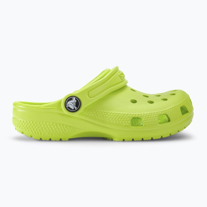 Vaikiškos šlepetės Crocs Classic Clog Kids limeade 3