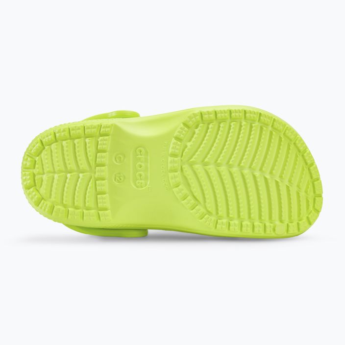 Vaikiškos šlepetės Crocs Classic Clog Kids limeade 5