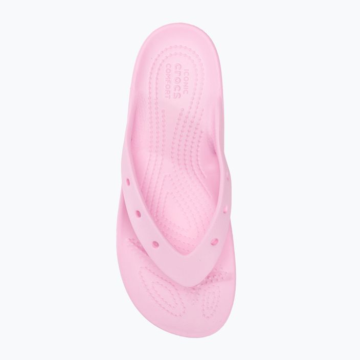 Moteriškos šlepetės Crocs Classic Platform flamingo 5