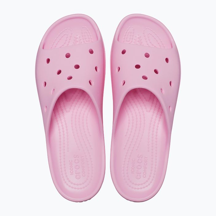 Moteriškos šlepetės Crocs Classic Platform flamingo 11