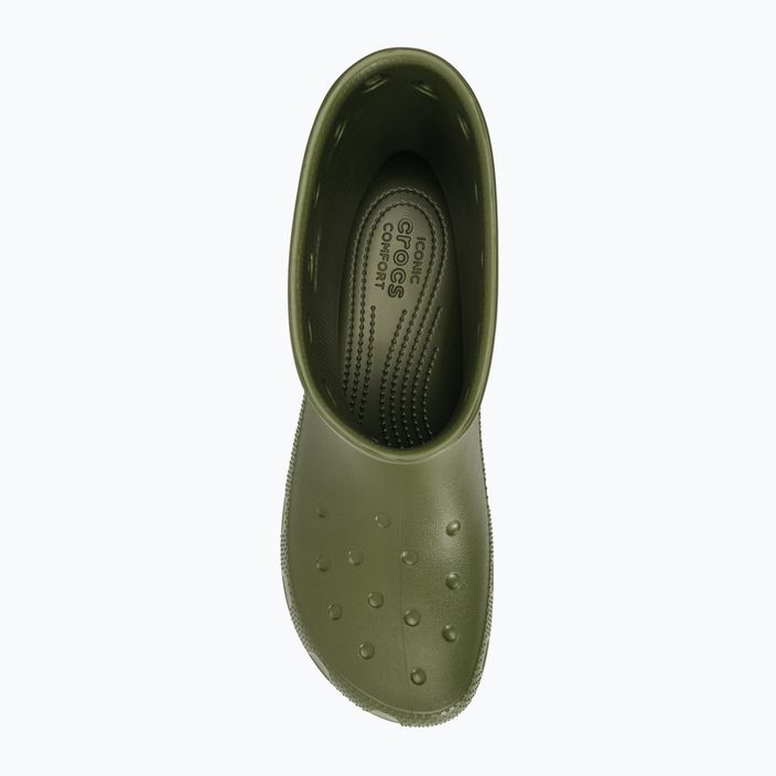 Vyriški lietaus batai Crocs Classic Rain Boot army green 6