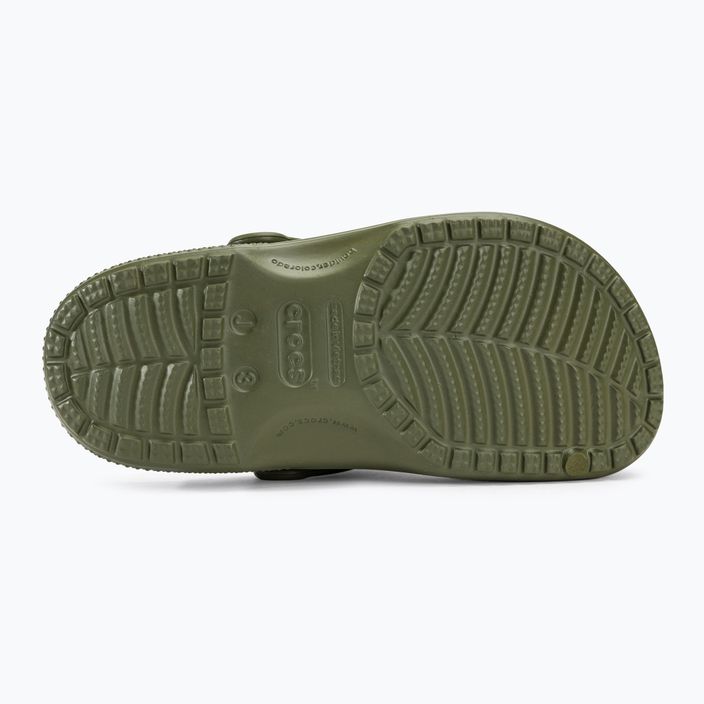 Vaikiškos šlepetės Crocs Classic Clog Kids army green 5