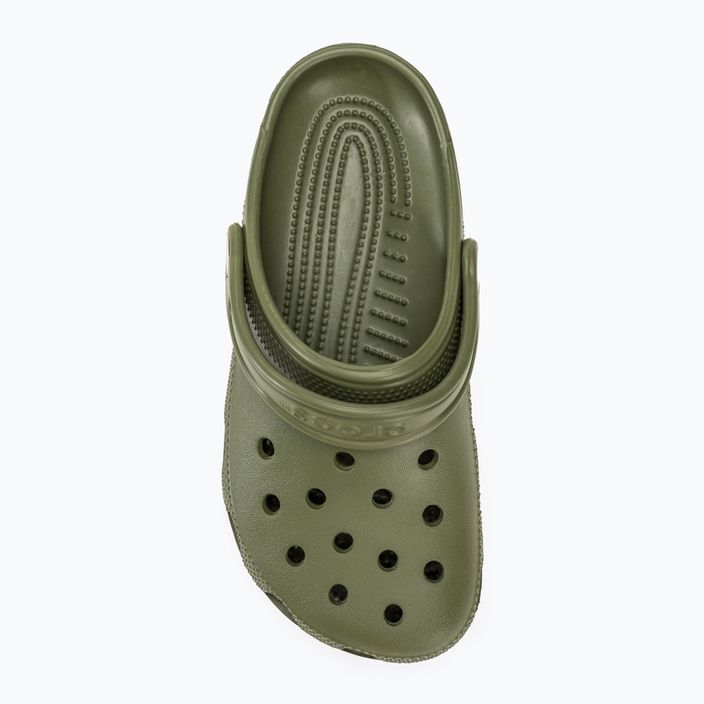 Vaikiškos šlepetės Crocs Classic Clog Kids army green 6