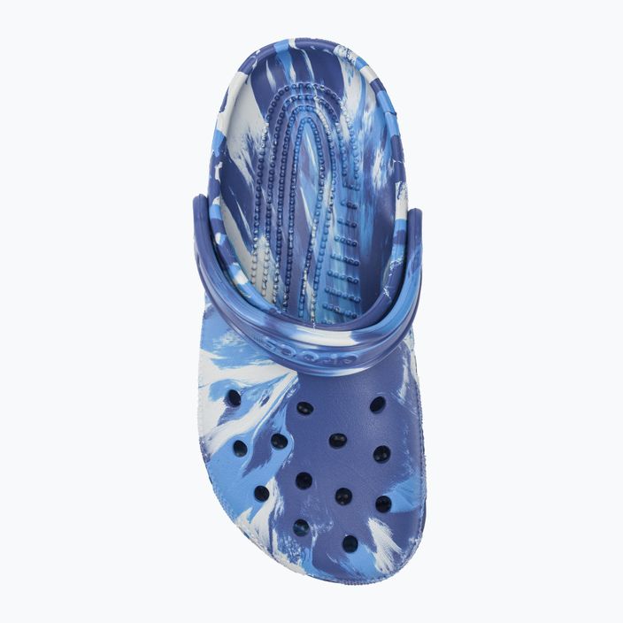 "Crocs Classic Marbled Clog" mėlynos spalvos šlepetės 6