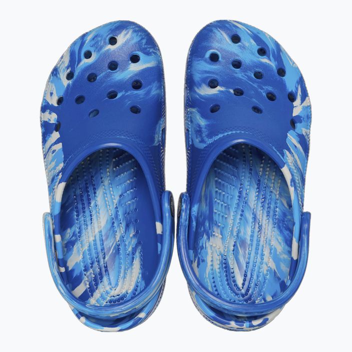 "Crocs Classic Marbled Clog" mėlynos spalvos šlepetės 12