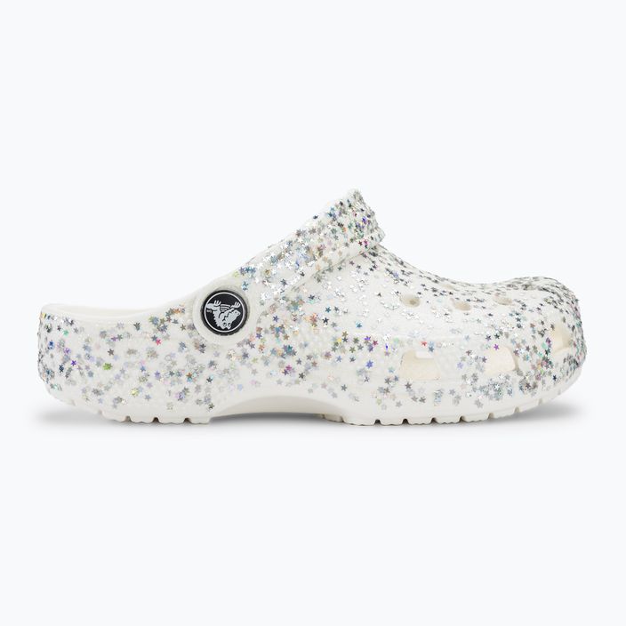Vaikiškos šlepetės Crocs Classic Starry Glitter white 3