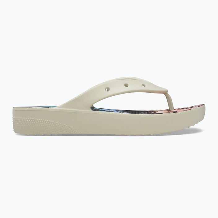 Moteriškos šlepetės Crocs Classic Platform Retro Resort bone/multi 9