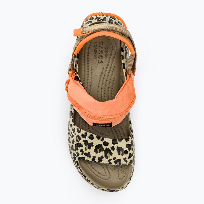 Sandalai Crocs Hiker Xscape Animal khaki/leopard 5