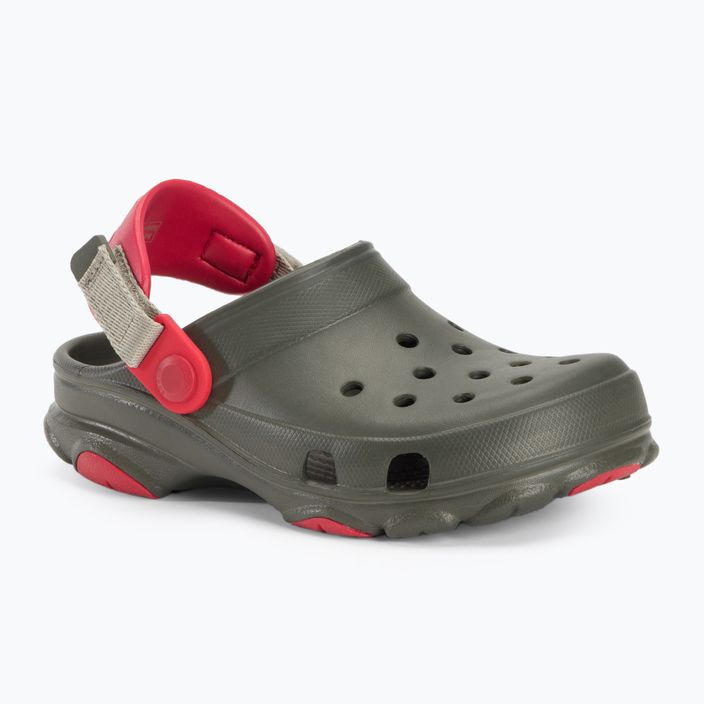 Vaikiškos šlepetės Crocs All Terrain Kids dusty olive 2