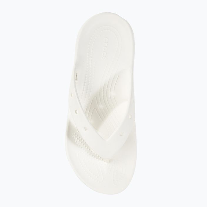 Šlepetės per pirštą Crocs Classic Flip V2 white 6