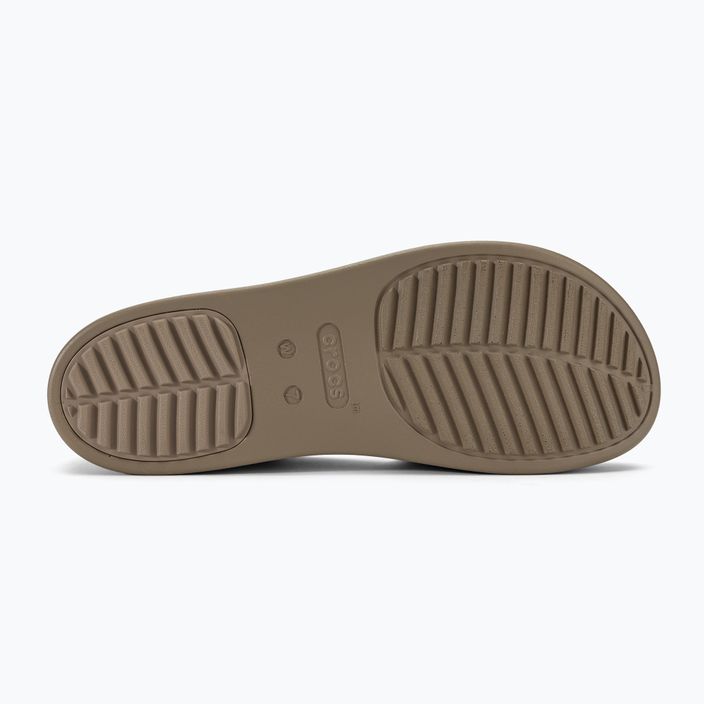 Moteriški sandalai Crocs Brooklyn Ankle Strap Wedge black/mushroom 5