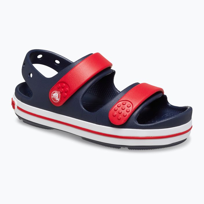 Vaikiški sandalai Crocs Crocband Cruiser Kids navy/varsity red 8