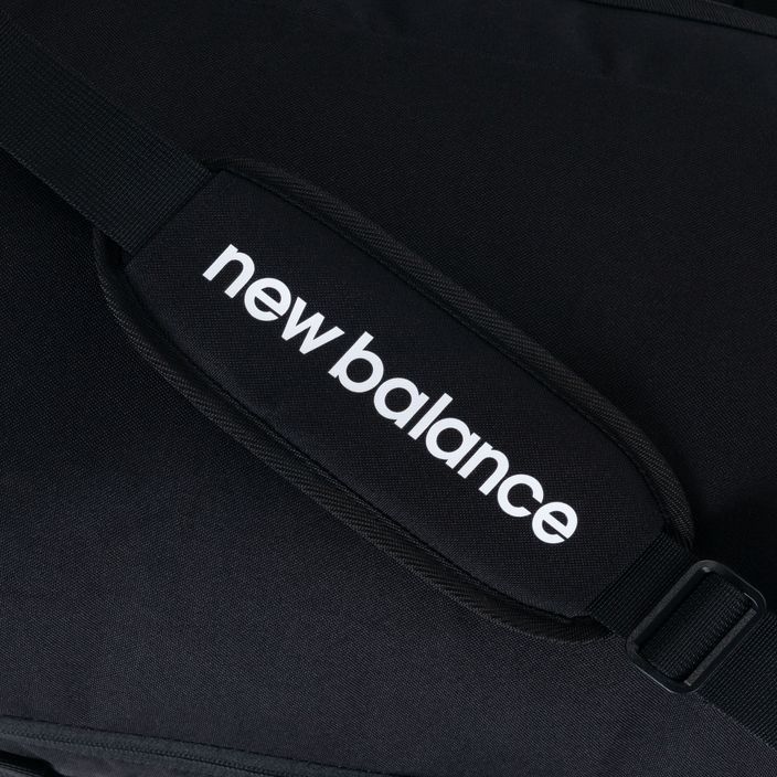 New Balance Team Duffel Bag Med treniruočių krepšys juodai baltas LAB13509BK 5