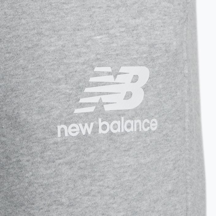 New Balance Essentials Stacked Logo French grey vyrų treniruočių kelnės MP31539AG 7