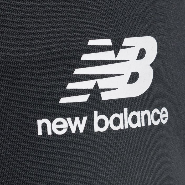 New Balance Essentials Stacked Logo French vyrų treniruočių kelnės juodos MP31539BK 7