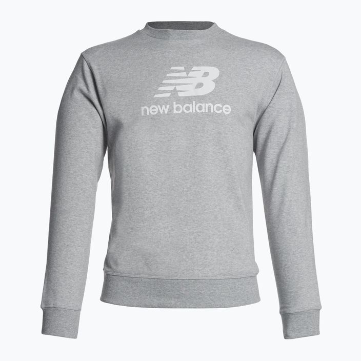 Vyriški treniruočių marškinėliai New Balance Essentials Stacked Logo French Terry Crewneck pilka MT31538AG 5