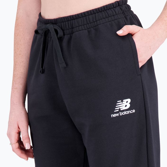 Moteriškos treniruočių kelnės New Balance Essentials Stacked Logo French black WP31530BK 4