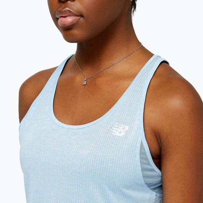 Moterų New Balance Impact Run Tank blue WT21260BZH bėgimo marškinėliai 4