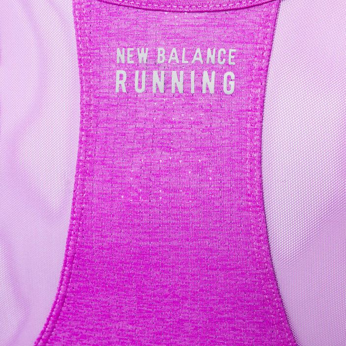 Moterų New Balance Impact Run Tank purpurinės spalvos WT21260OOR bėgimo marškinėliai 9