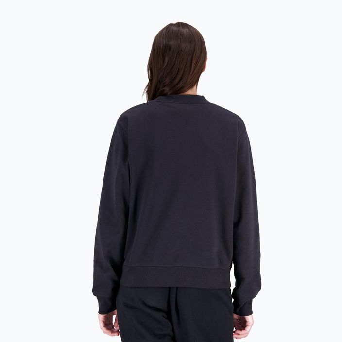 Moteriški treniruočių džemperiai New Balance Essentials Stacked Logo French Terry Hoodie black WT31532BK 5