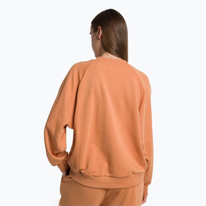 Moteriški treniruočių marškinėliai New Balance Essentials Reimagined Archive French Terry Crewneck brown WT31508SEI 3