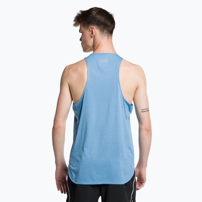 Vyriškas bėgimo marškinėlis New Balance Graphic Impact Run Singlet blue MT21276HBT 3