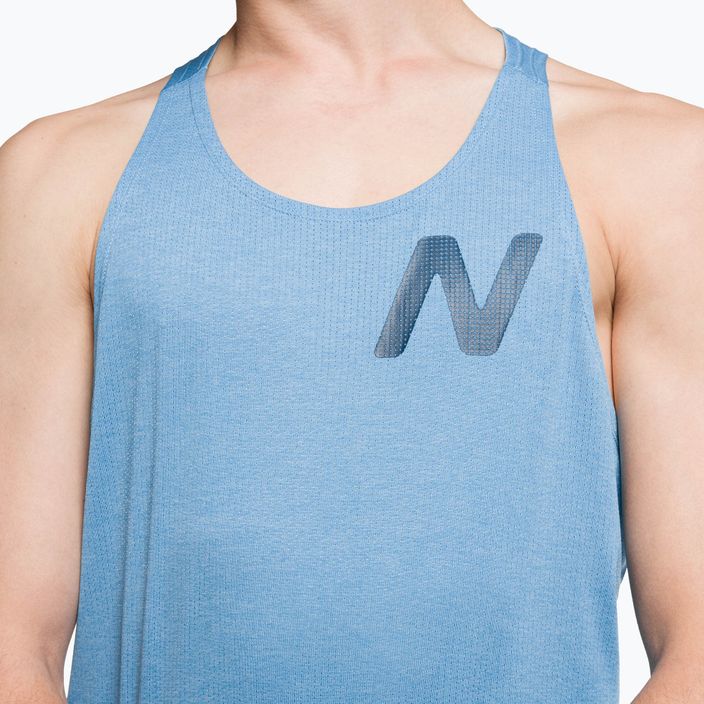 Vyriškas bėgimo marškinėlis New Balance Graphic Impact Run Singlet blue MT21276HBT 4