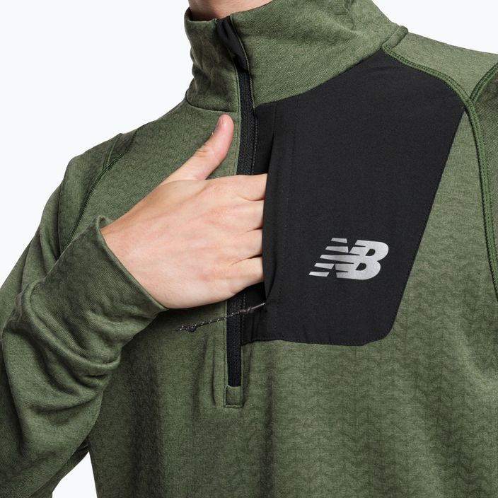 Vyriški treniruočių marškinėliai New Balance Top NB Heat Grid Half Zip pilka MT23252DO1 4