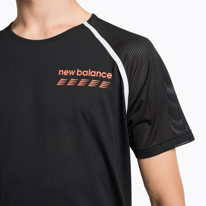Vyriški bėgimo marškinėliai New Balance Top Accelerate Pacer black MT31241BK 4
