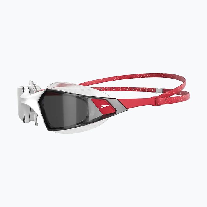 "Speedo Aquapulse Pro" raudoni/balti plaukimo akiniai 8