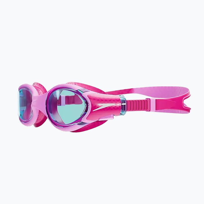 "Speedo Biofuse 2.0 Junior" rožinės/rožinės spalvos vaikiški plaukimo akiniai 3