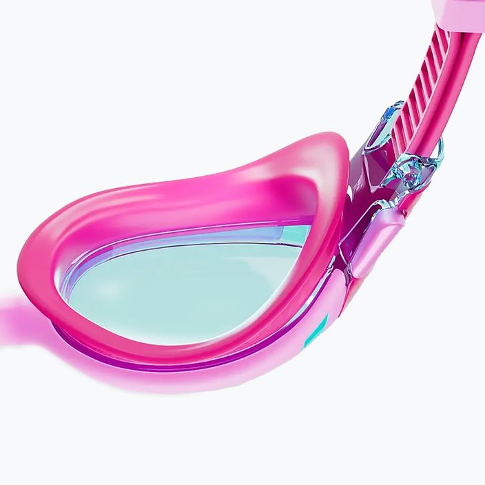 "Speedo Biofuse 2.0 Junior" rožinės/rožinės spalvos vaikiški plaukimo akiniai 4